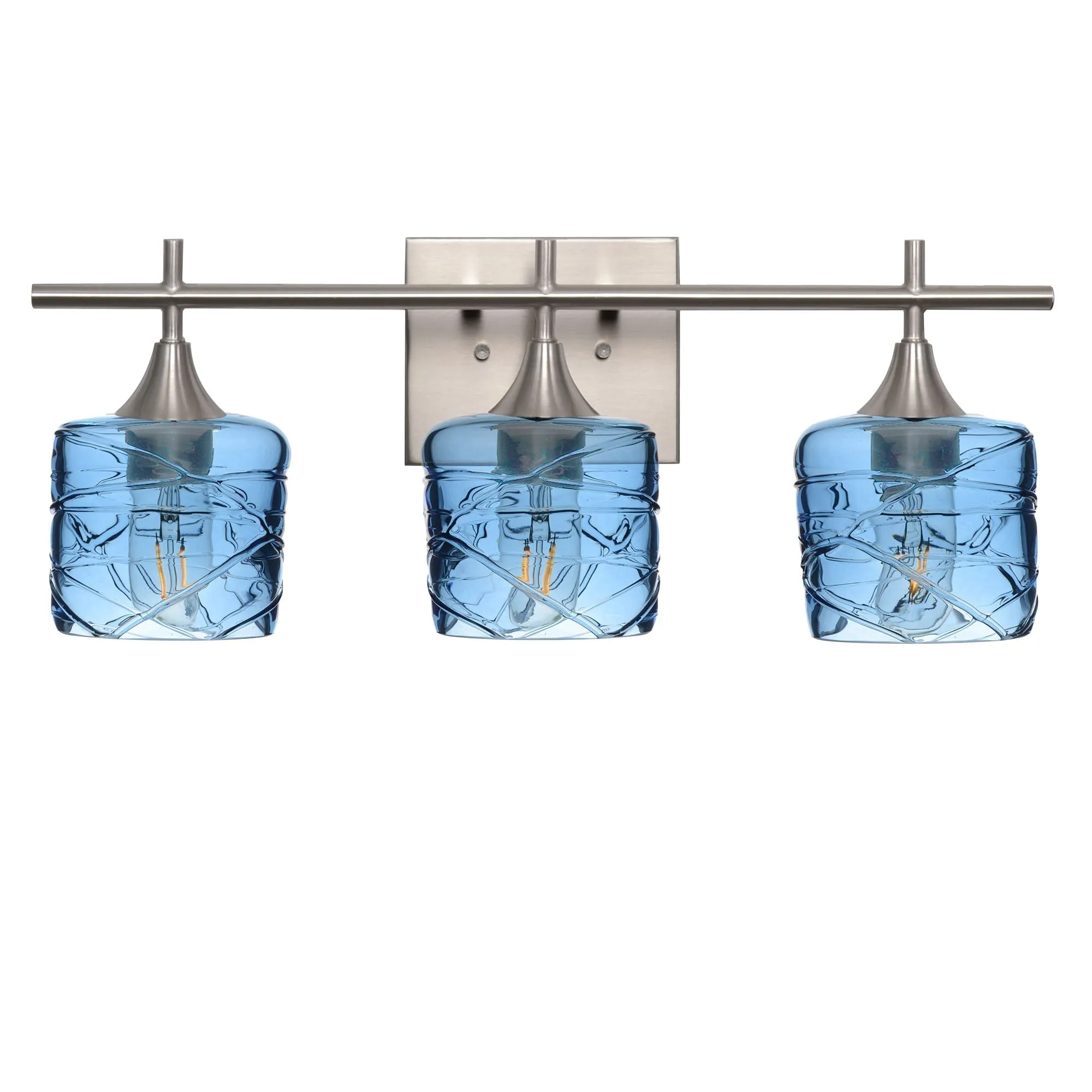 601 Spun: 3 Light Wall Vanity