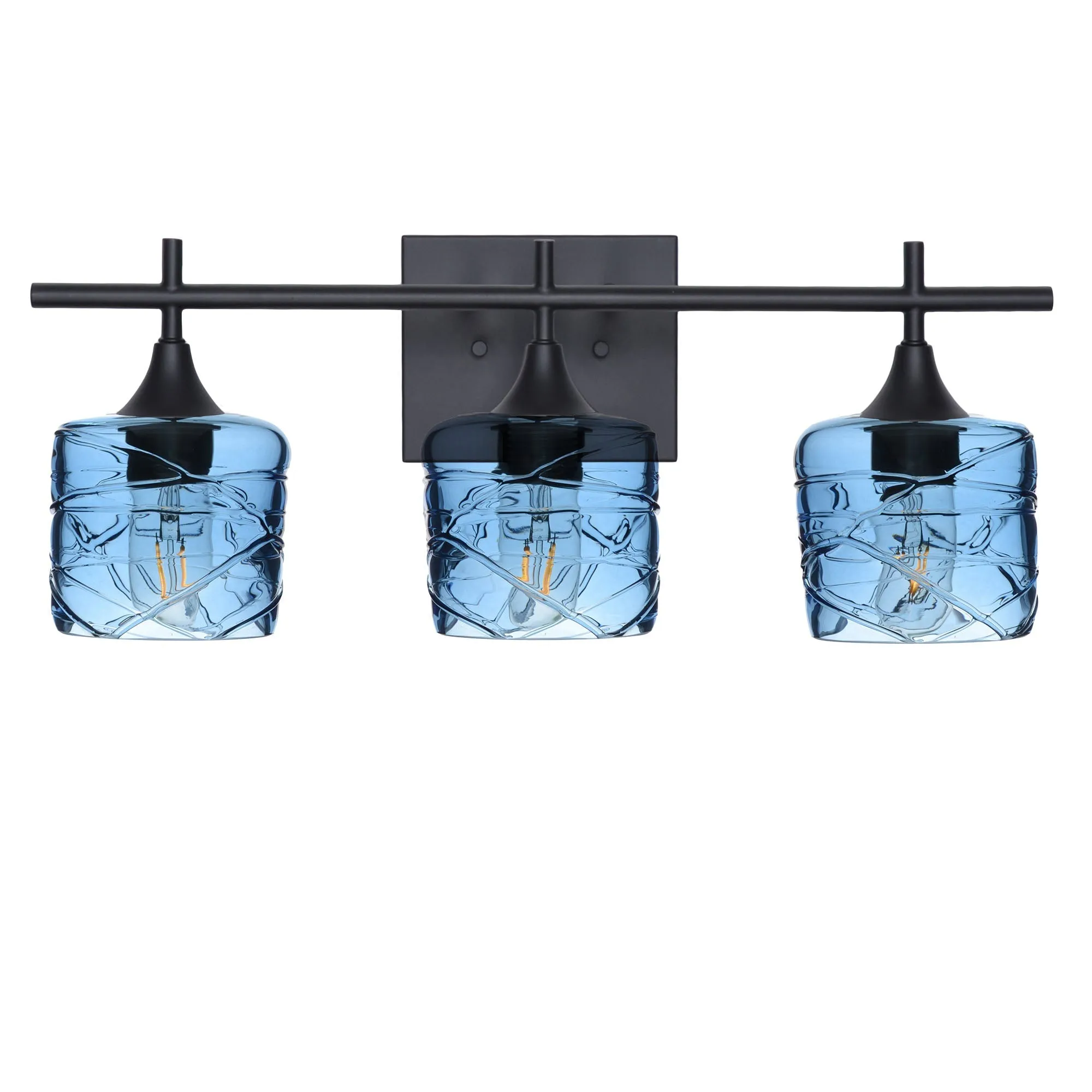 601 Spun: 3 Light Wall Vanity