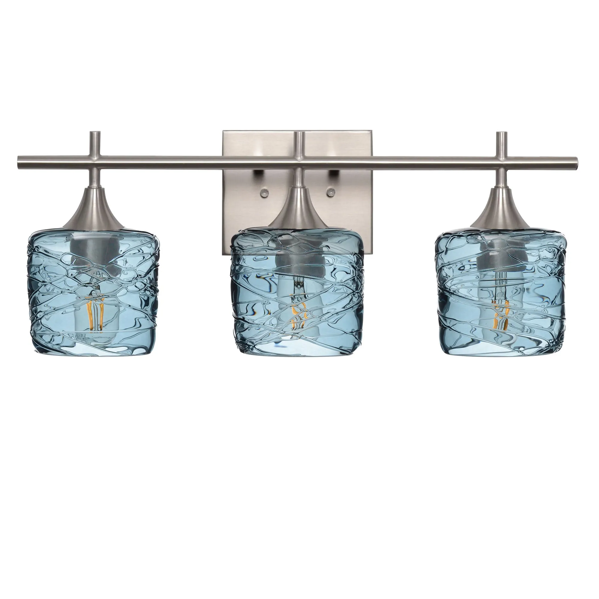 601 Spun: 3 Light Wall Vanity