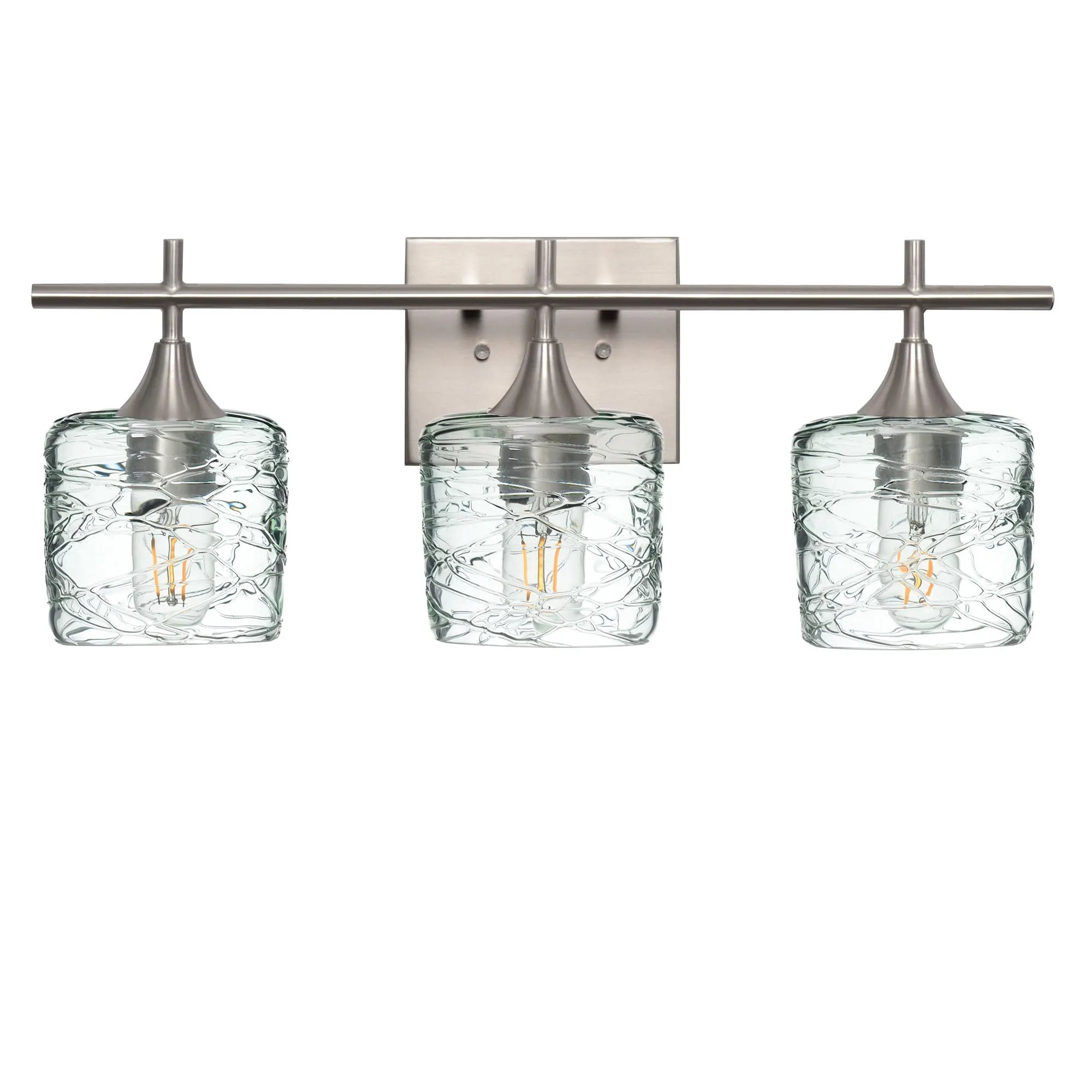 601 Spun: 3 Light Wall Vanity