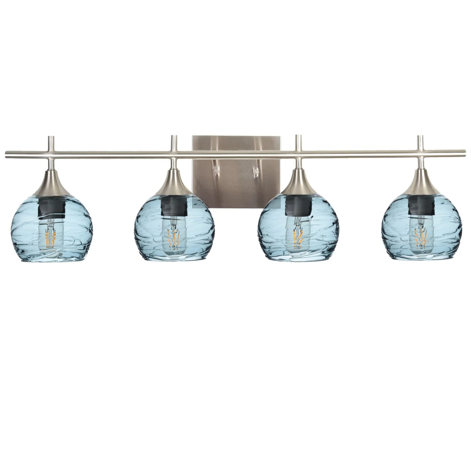763 Spun: 4 Light Wall Vanity
