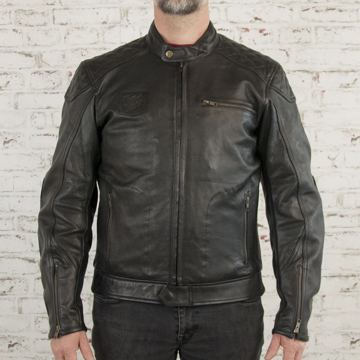 Age of Glory Rogue Black Leather CE Jacket