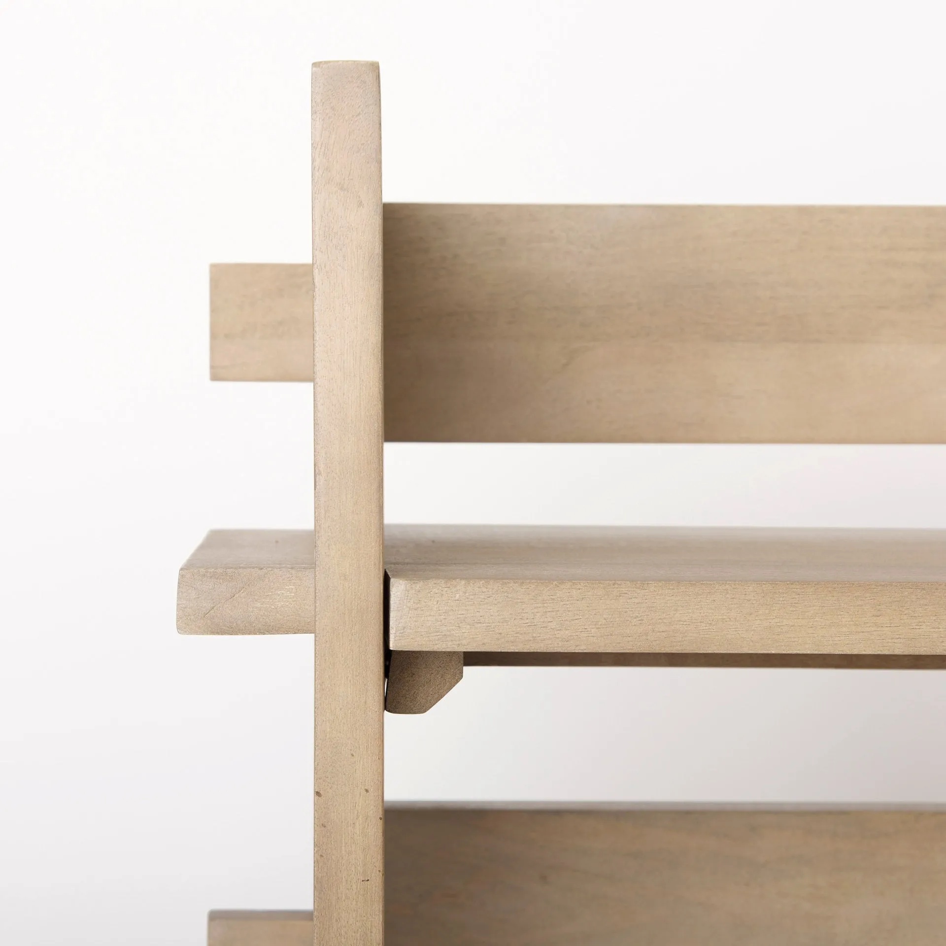 Aida Console Table - Unique Mango Wood Design with Stylish Shelves for Modern Living Spaces