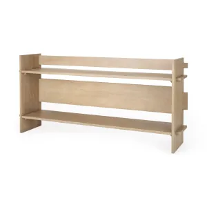 Aida Console Table - Unique Mango Wood Design with Stylish Shelves for Modern Living Spaces