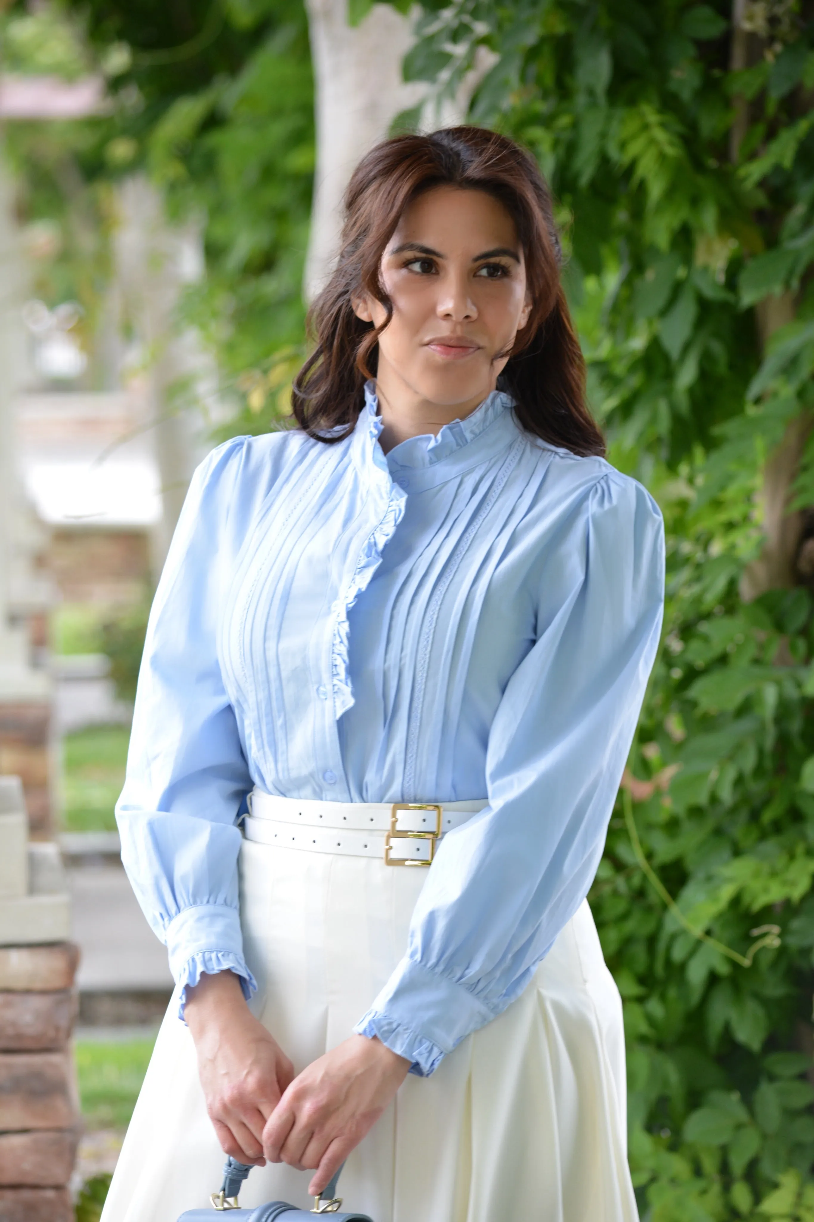 Ami Sky Blue Top