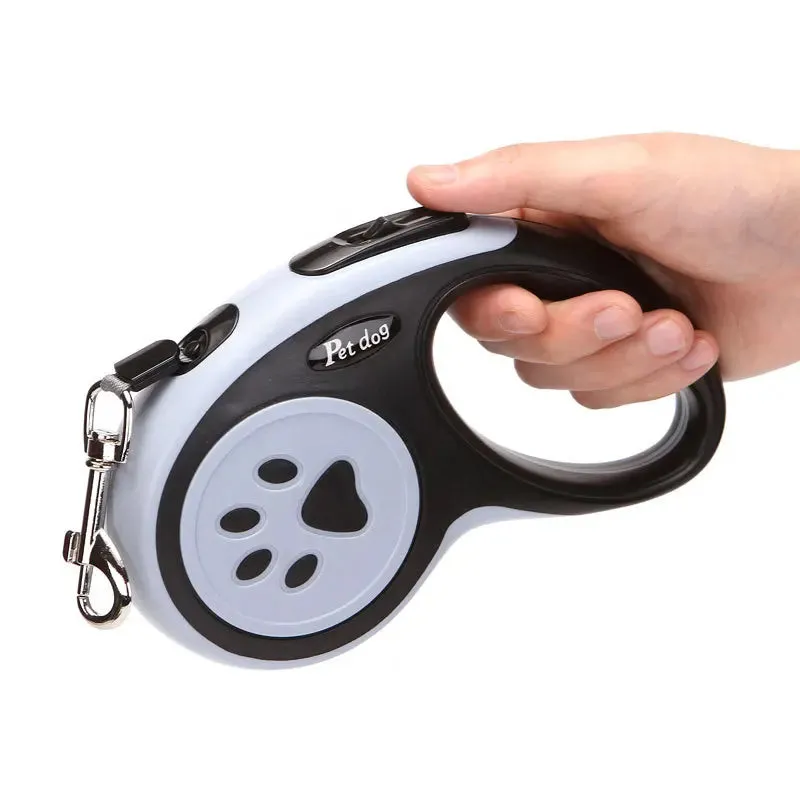 Automatic Retractable Dog Leash – 3m/5m Durable Nylon Lead for Small Dogs