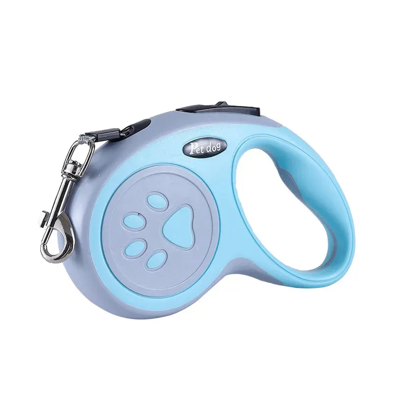 Automatic Retractable Dog Leash – 3m/5m Durable Nylon Lead for Small Dogs
