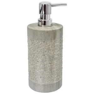Bathroom Soap Dispenser Stone Light Grey – Modern and Elegant Bathroom Accessory