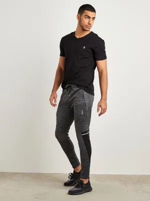 Black Solid Trackpant