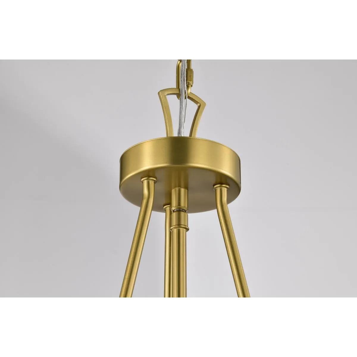 Boliver 14 in. 3 lights Pendant Light Vintage Brass Finish