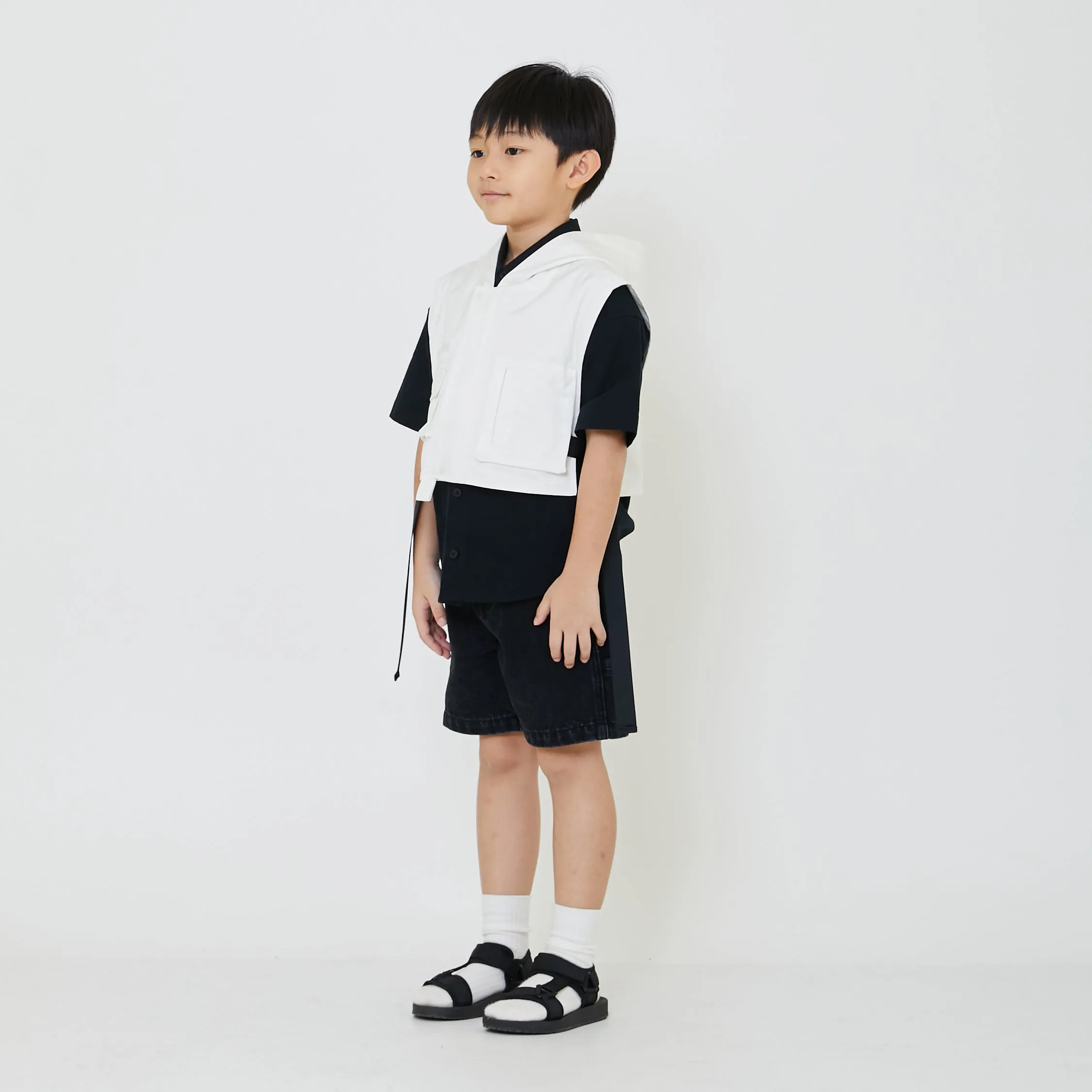 Boy Hooded Vest Top - SB2401049