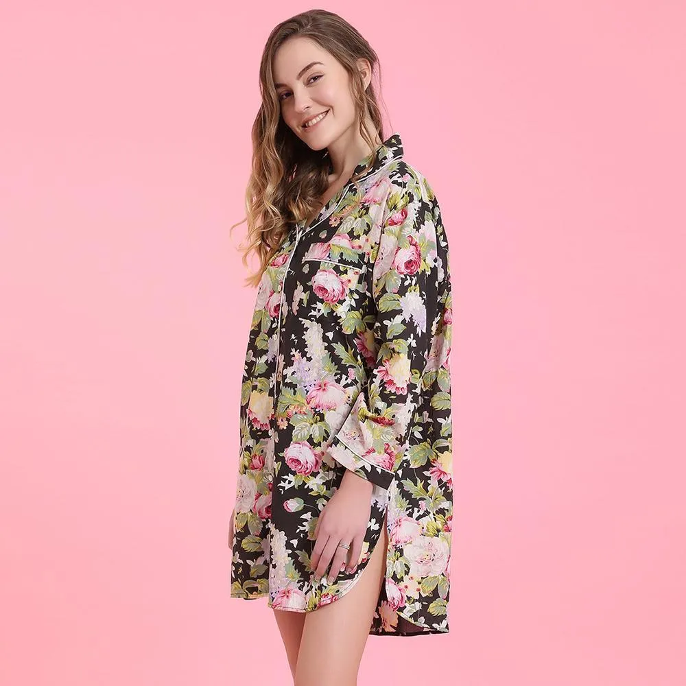 Bridgette Black Nightshirt