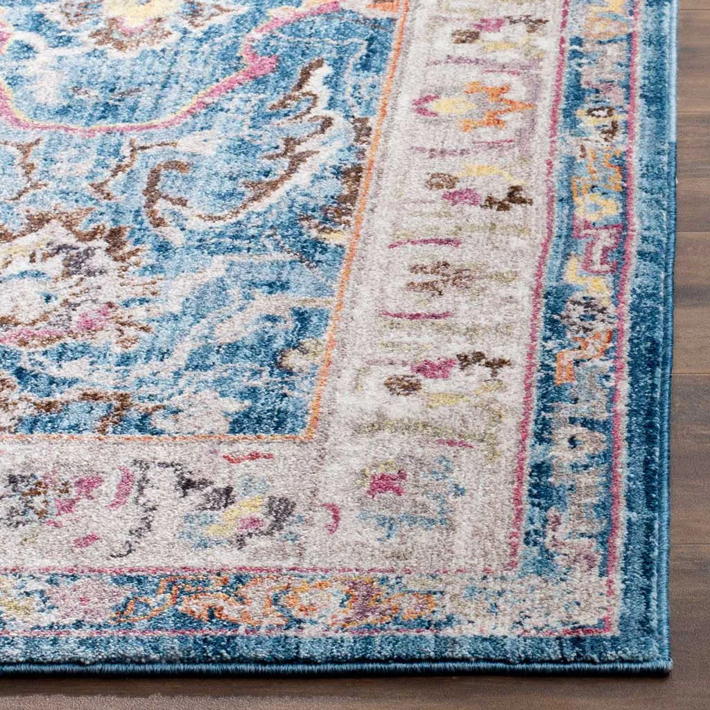 Bristol Blue/Light Gray Area Rug