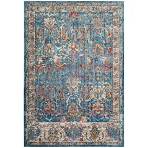 Bristol Blue/Light Gray Area Rug