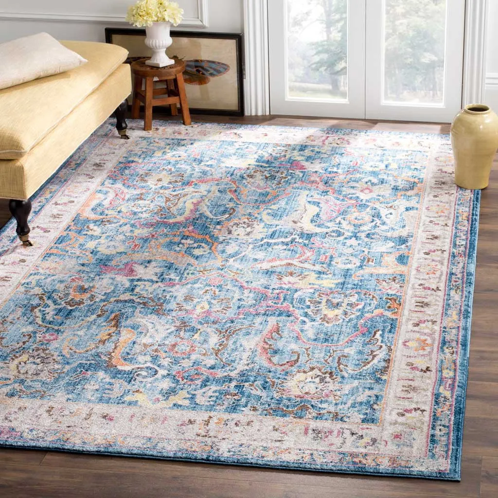 Bristol Blue/Light Gray Area Rug