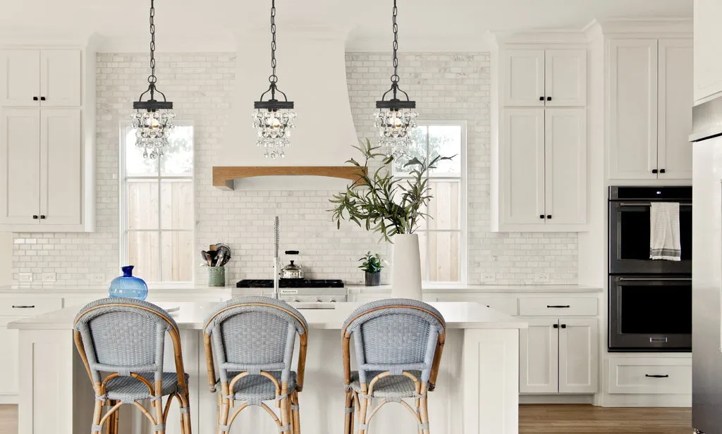 Calypso 1 Light Matte Black Mini Pendant