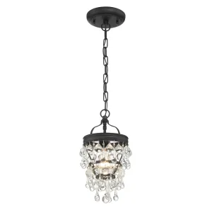 Calypso 1 Light Matte Black Mini Pendant