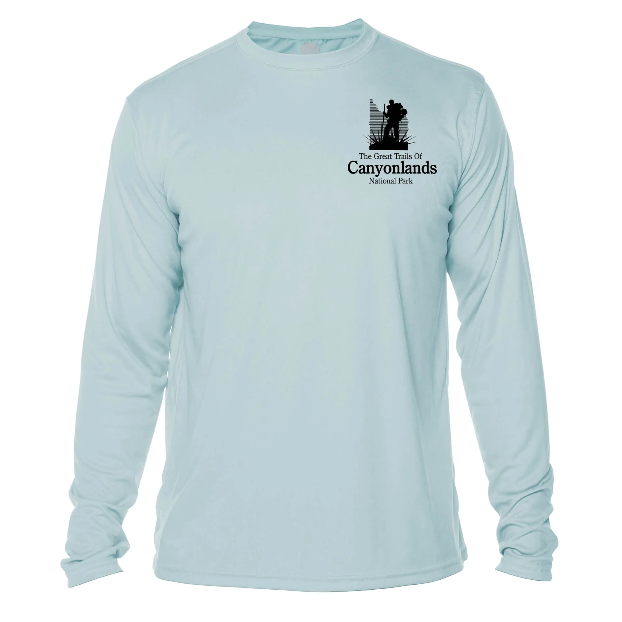 Canyonlands Diamond Topo Long Sleeve Microfiber Men's T-Shirt