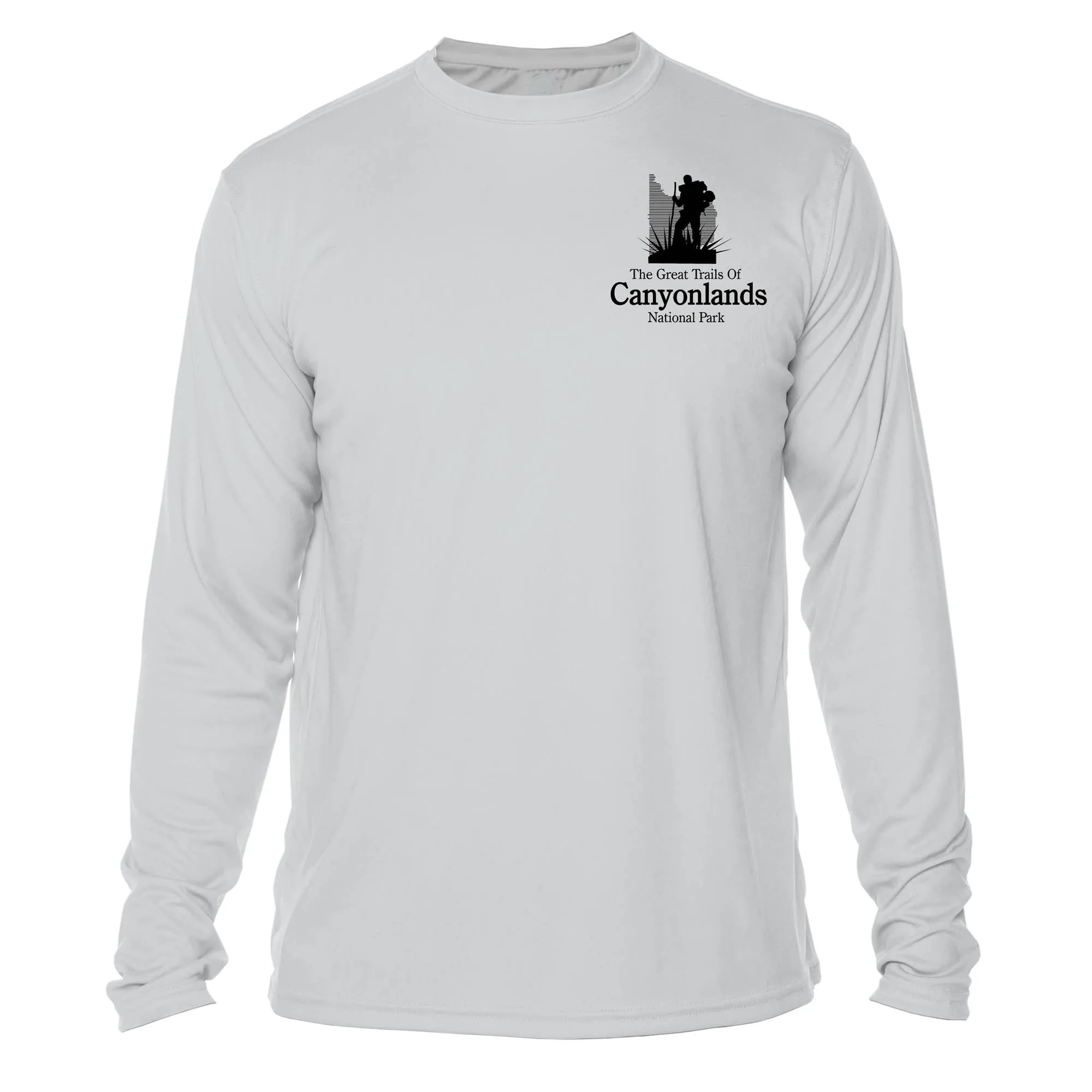 Canyonlands Diamond Topo Long Sleeve Microfiber Men's T-Shirt