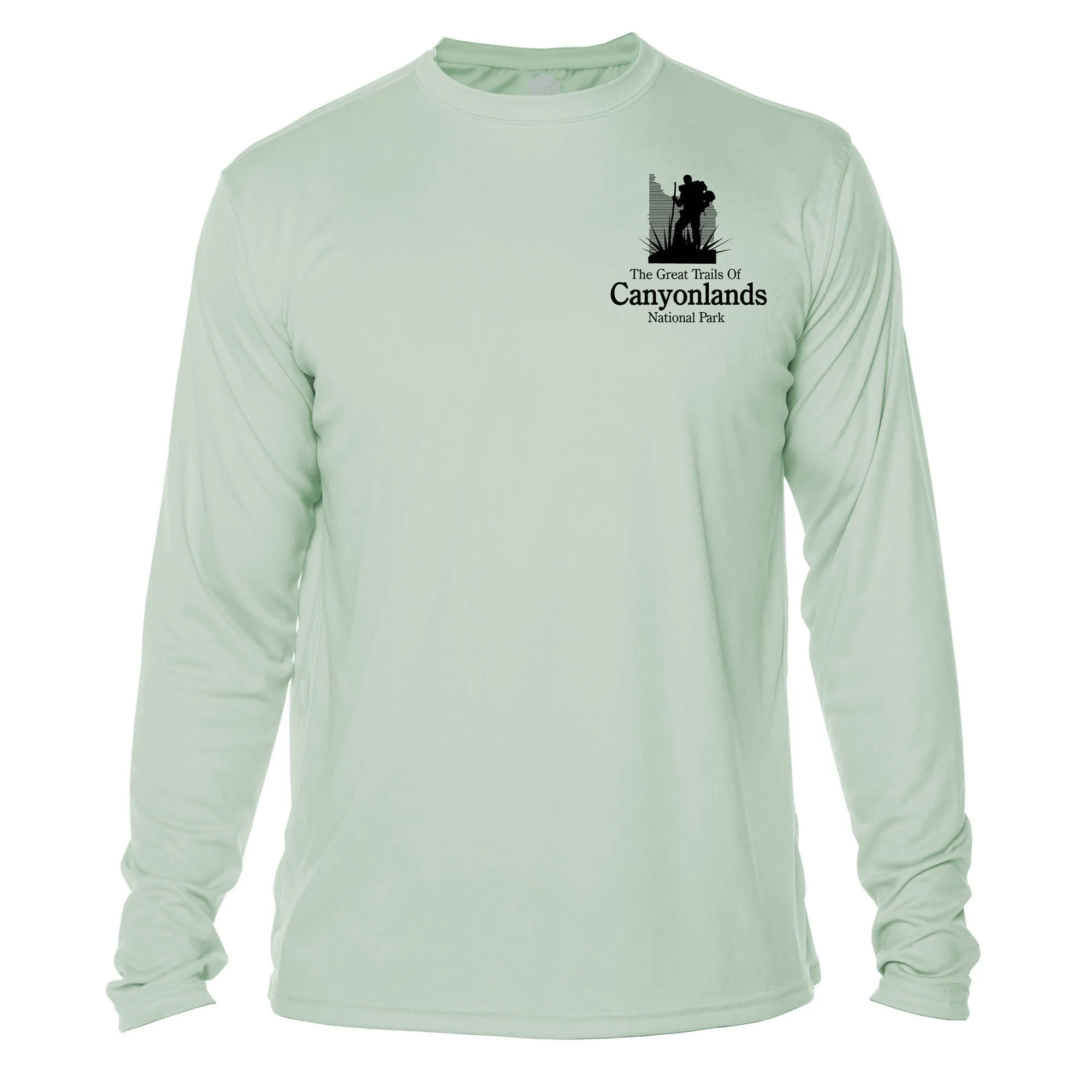 Canyonlands Diamond Topo Long Sleeve Microfiber Men's T-Shirt