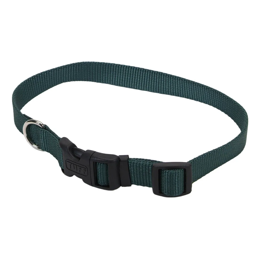 Coastal Adjustable Nylon Collar with Tuff Buckle Medium Hunter