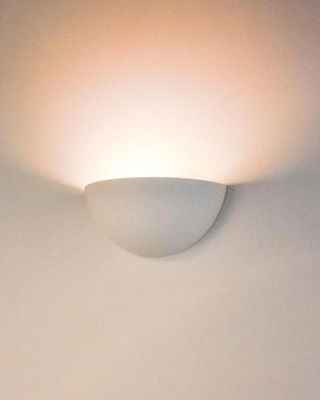 Contemporary Plaster Wall Light