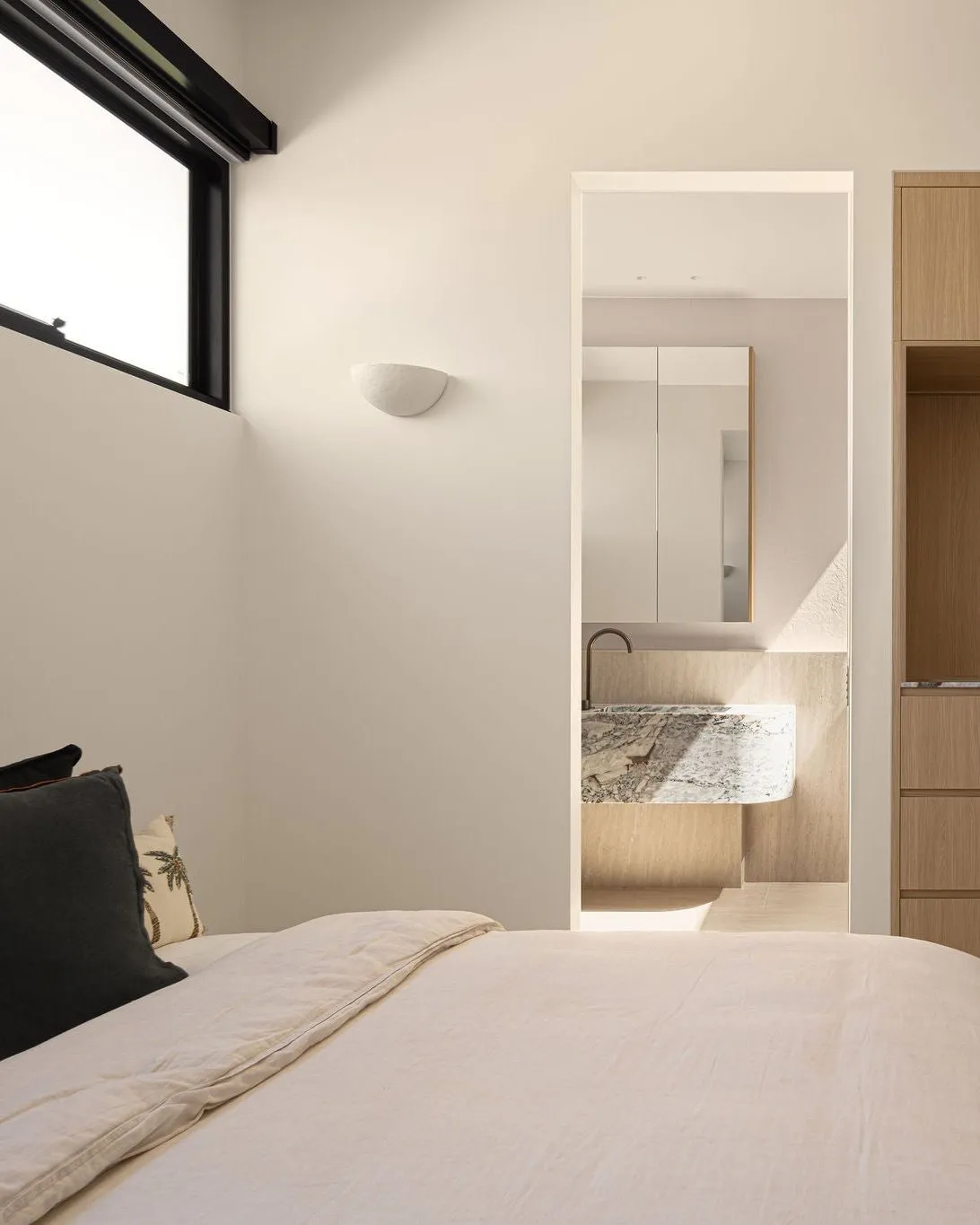 Contemporary Plaster Wall Light