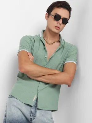 Contrast Hem Shirt