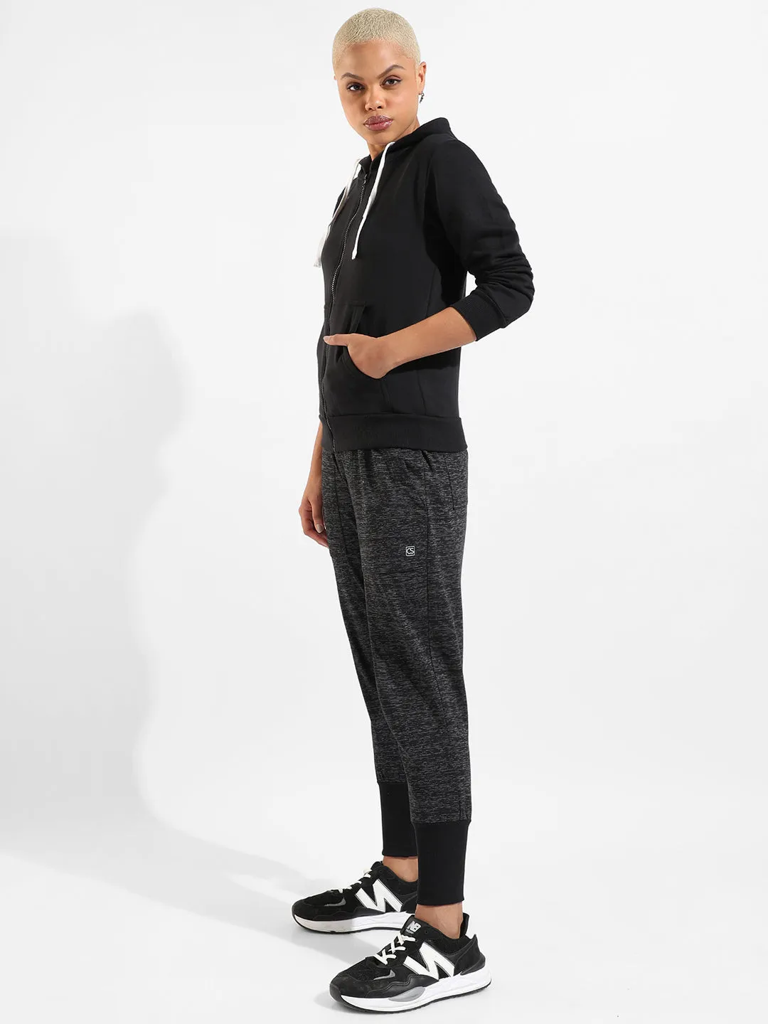 Cotton Textured Regular Fit Tracksuit For Casual Wear