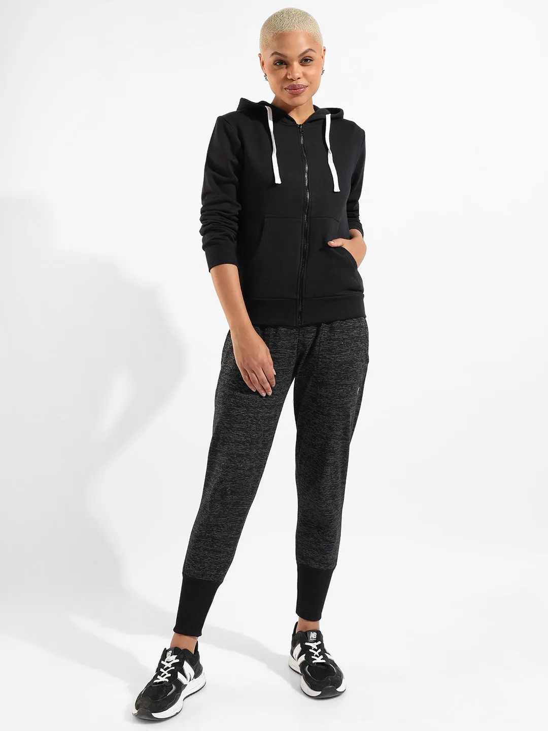 Cotton Textured Regular Fit Tracksuit For Casual Wear