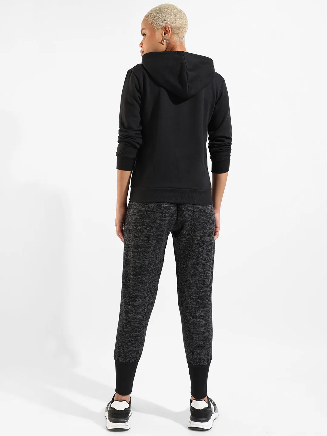 Cotton Textured Regular Fit Tracksuit For Casual Wear