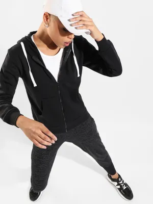 Cotton Textured Regular Fit Tracksuit For Casual Wear