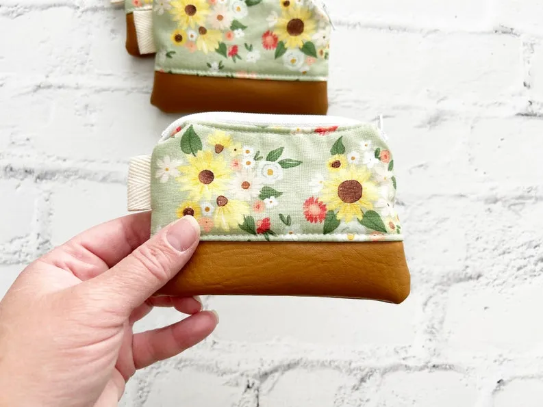 Credit Card Pouch w/Leather ~ Various Styles