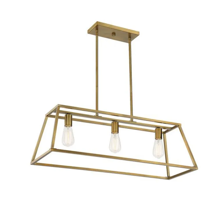 Denton Three-Light Linear Chandelier