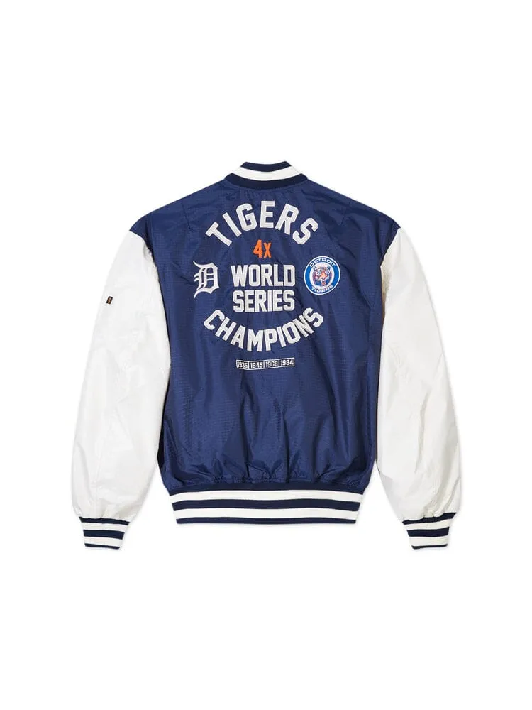 DETROIT TIGERS X ALPHA X NEW ERA L-2B BOMBER JACKET