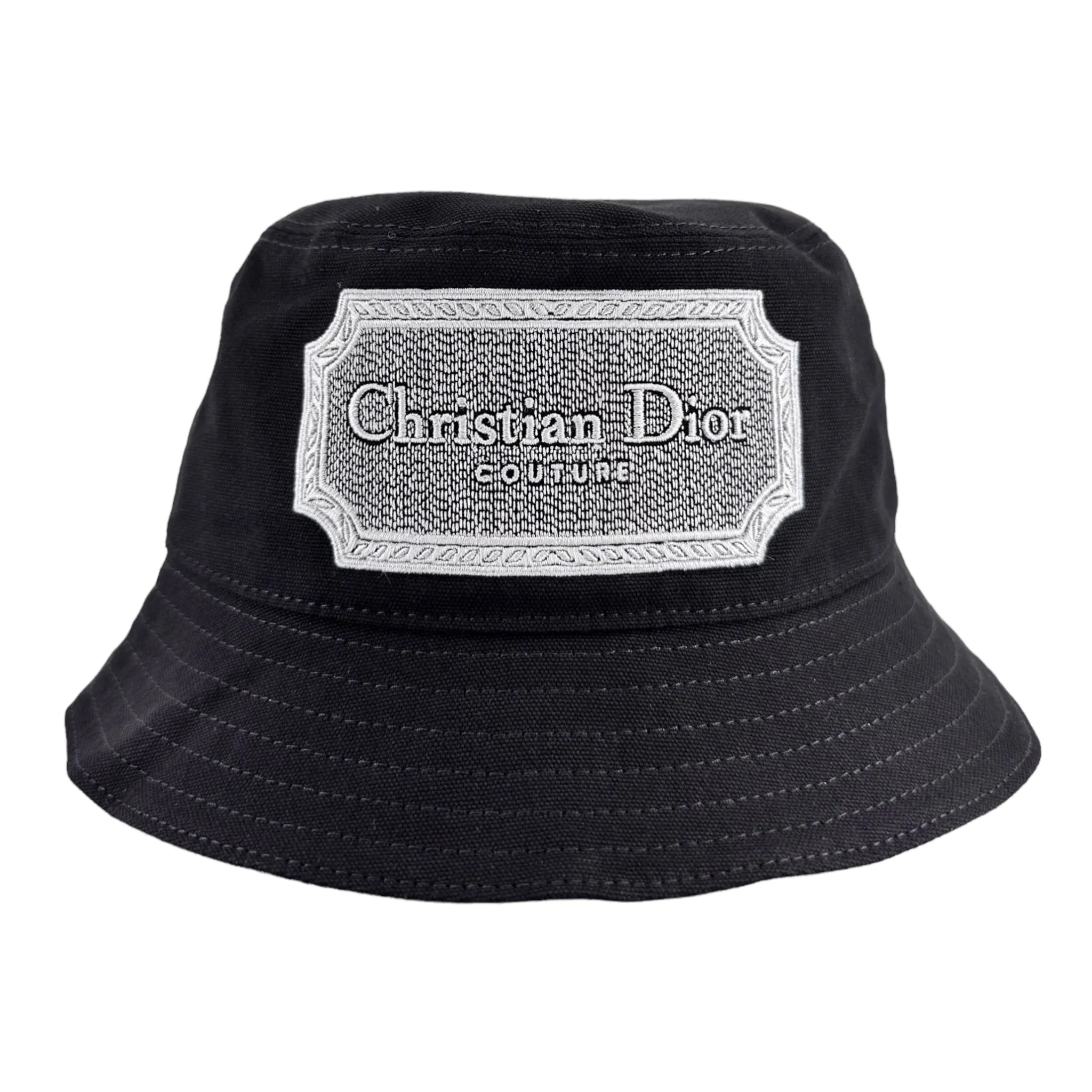 Dior Couture Bucket Hat Black Pre-Owned