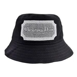 Dior Couture Bucket Hat Black Pre-Owned