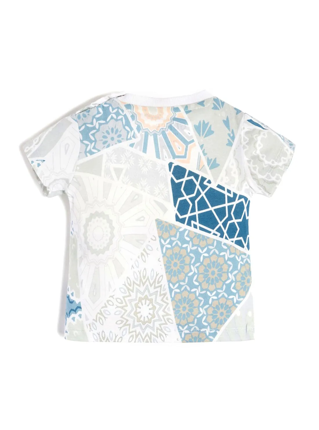 Eco Light Blue Patchwork T-Shirt (2-7)