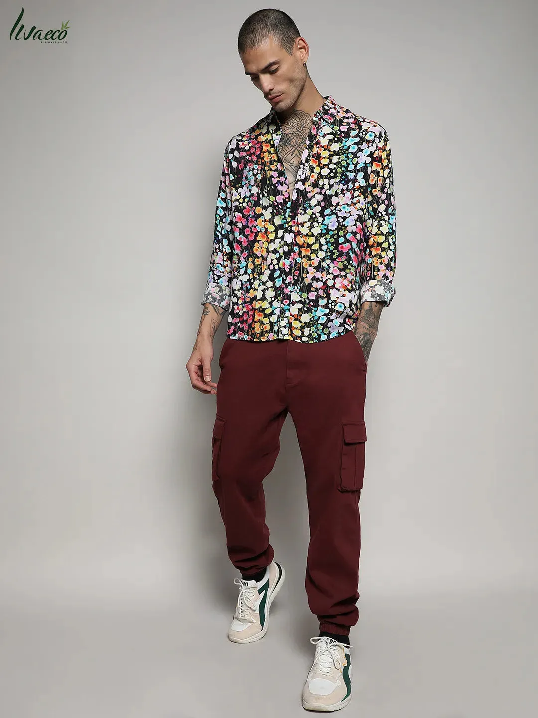 Ecoliva Botanical Cluster Shirt
