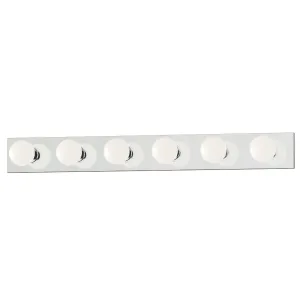 Essentials 445x 36 in. 6 Lights Bath Bar Polished Chrome Finish