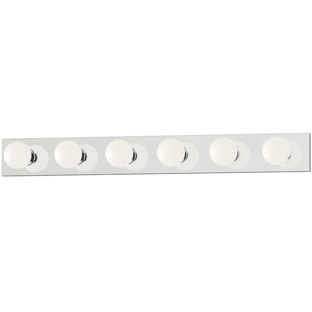 Essentials 445x 36 in. 6 Lights Bath Bar Polished Chrome Finish