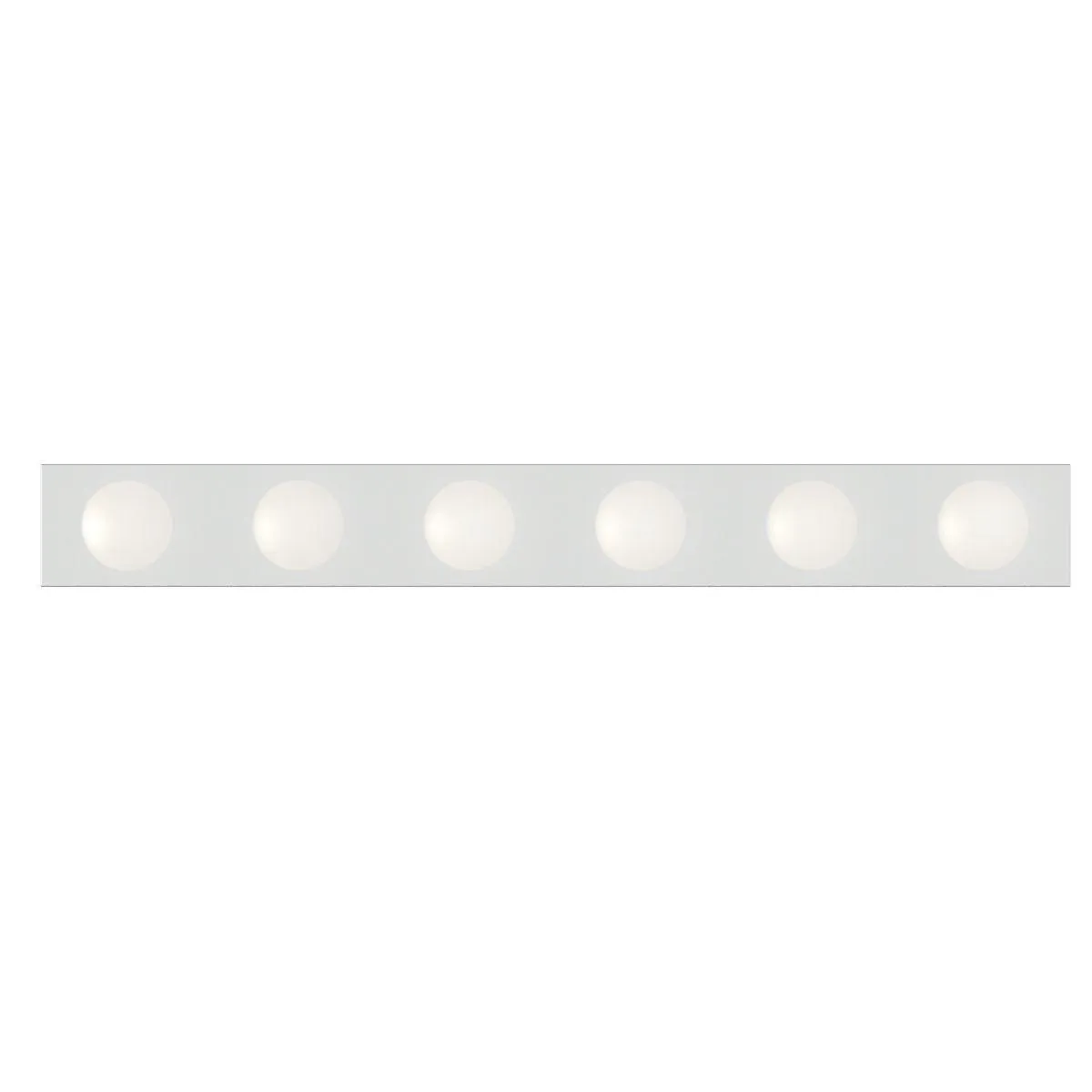 Essentials 445x 36 in. 6 Lights Bath Bar Polished Chrome Finish