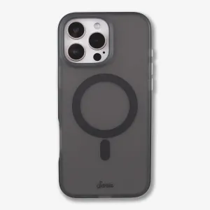 Frosted Matte MagSafe® Compatible iPhone Case - Black