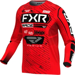 FXR Podium MX Offroad Jersey Red/Black