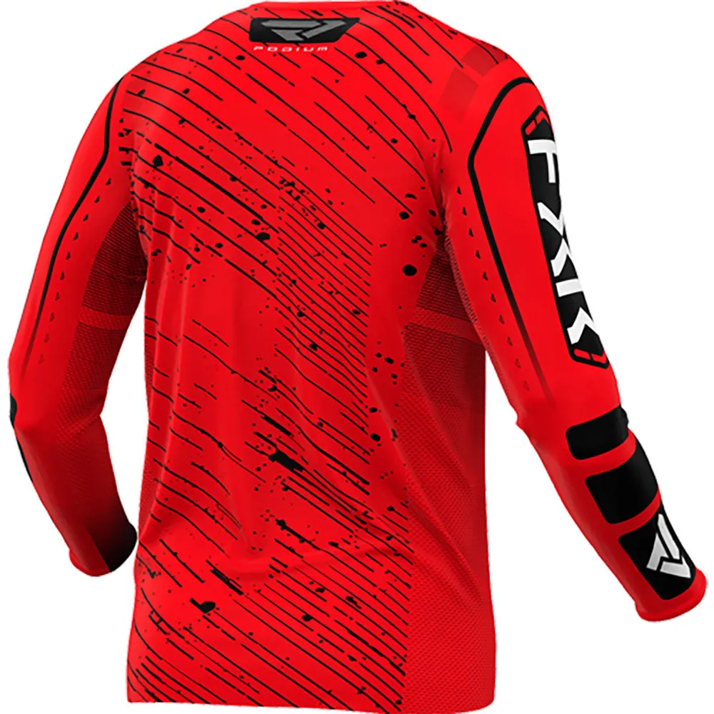 FXR Podium MX Offroad Jersey Red/Black