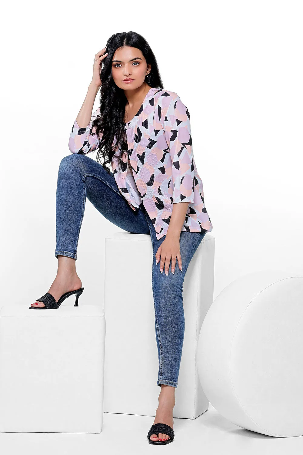 Geometric Printed Shirt