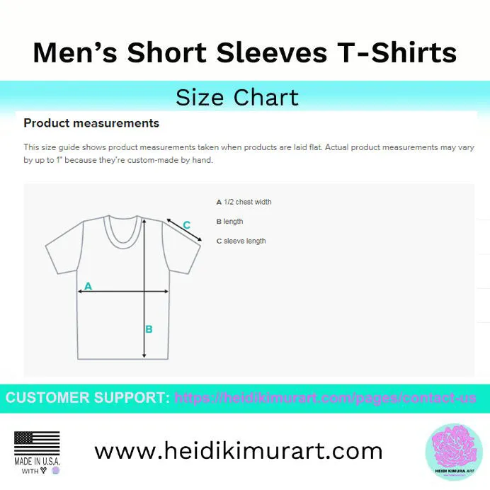 Gingerbread Christmas Print Men's T-shirt, Festive Holiday Xmas Party Shirt -Made in USA/EU/MX
