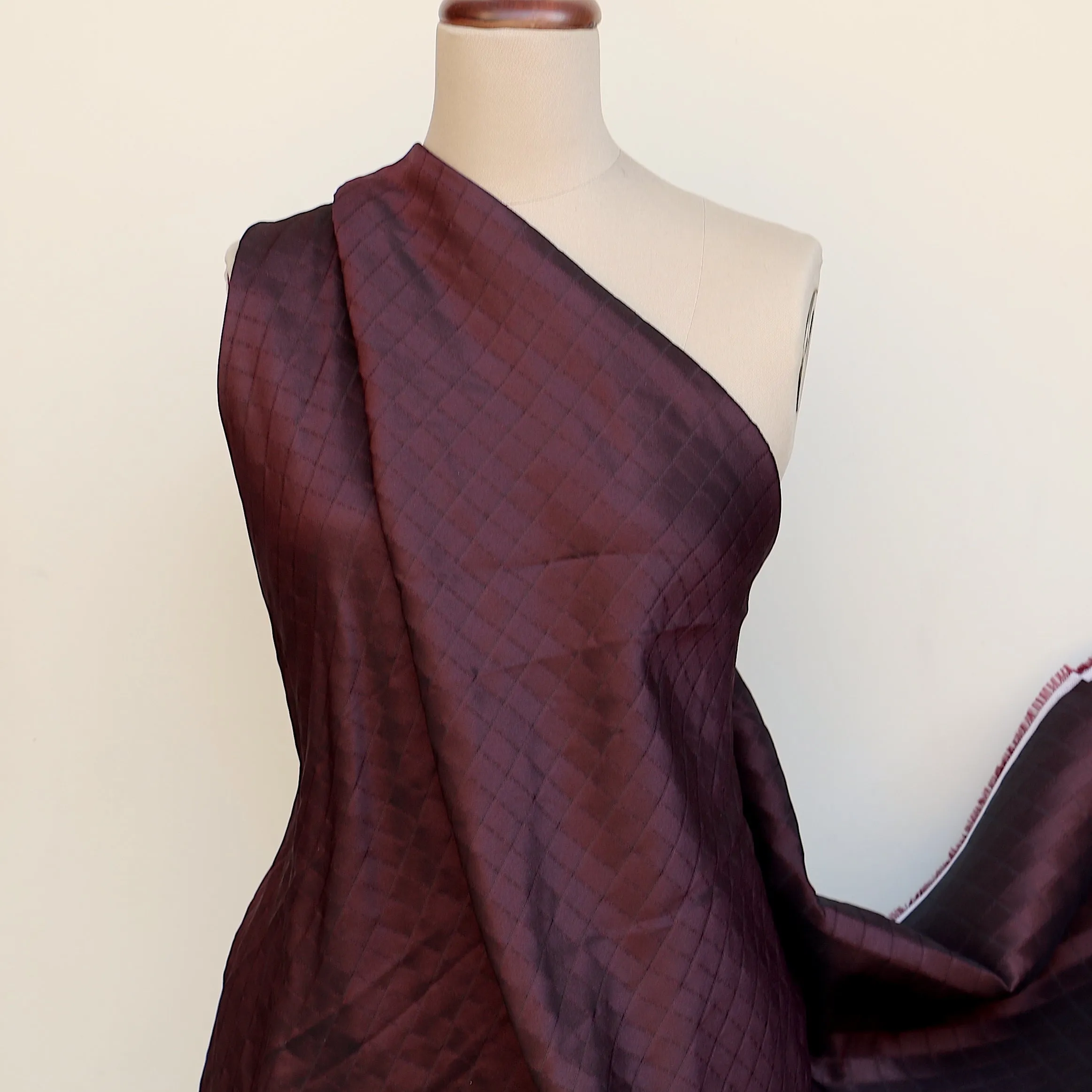 Grid Wine Jacquard