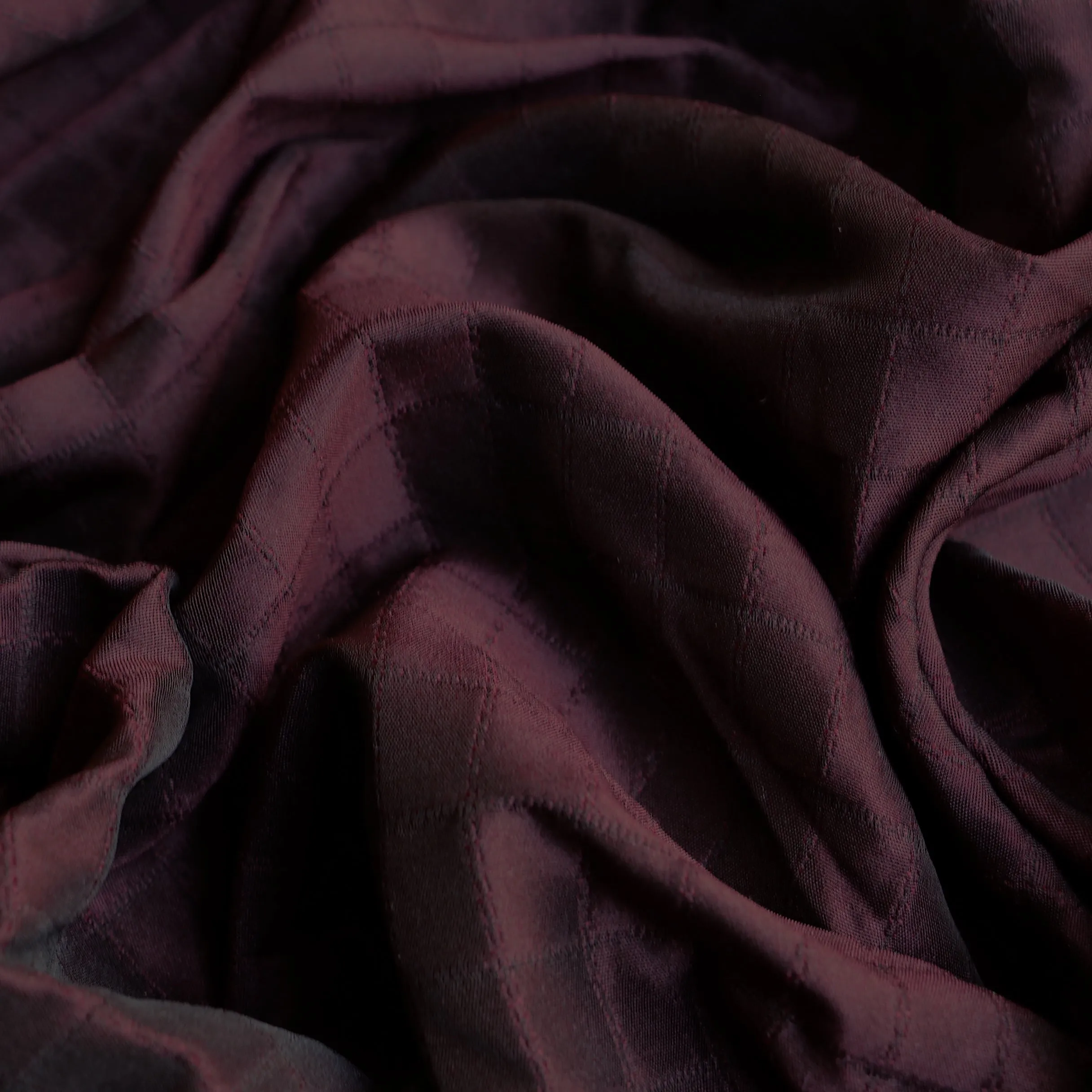 Grid Wine Jacquard