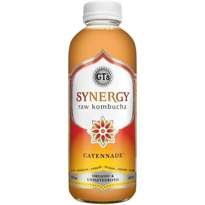 GT's - Synergy Raw Kombucha, 16 fl oz | Multiple Flavors